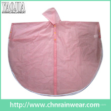 Cor rosa design de moda cabo de chuva de PVC para as meninas da escola